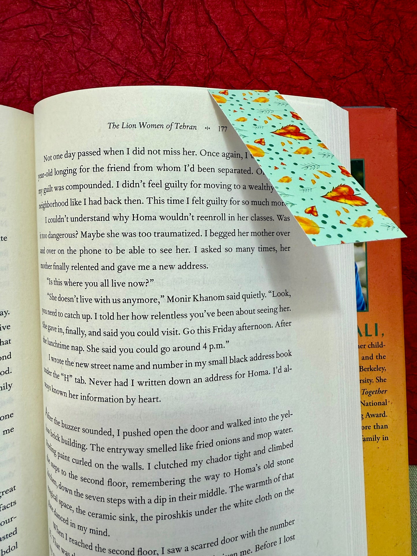 Fall Leaves Magnetic Bookmark - 1.5 x 3.25 inches