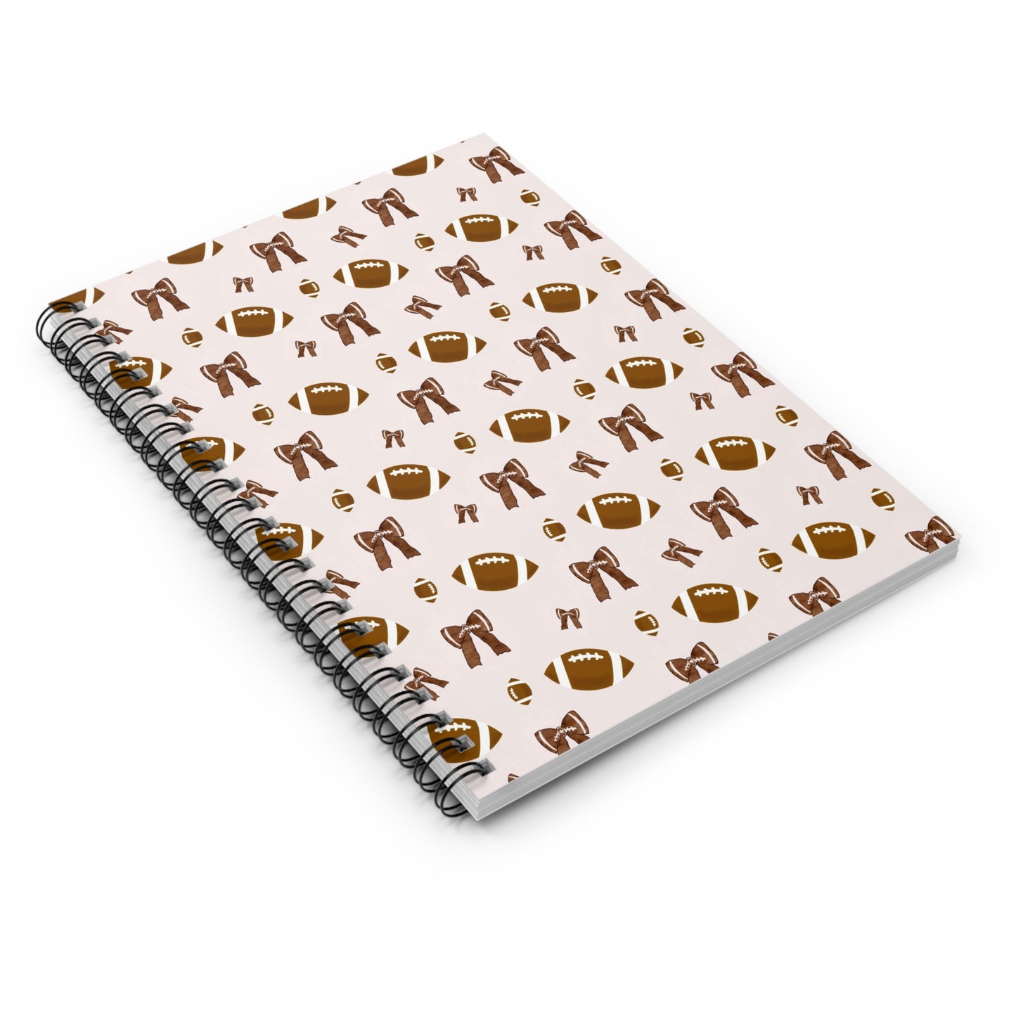 Football-Themed Spiral Notebook - Perfect for Sports Lovers, Journaling, Back to School, Gift for Students, Coaches, Note Taking