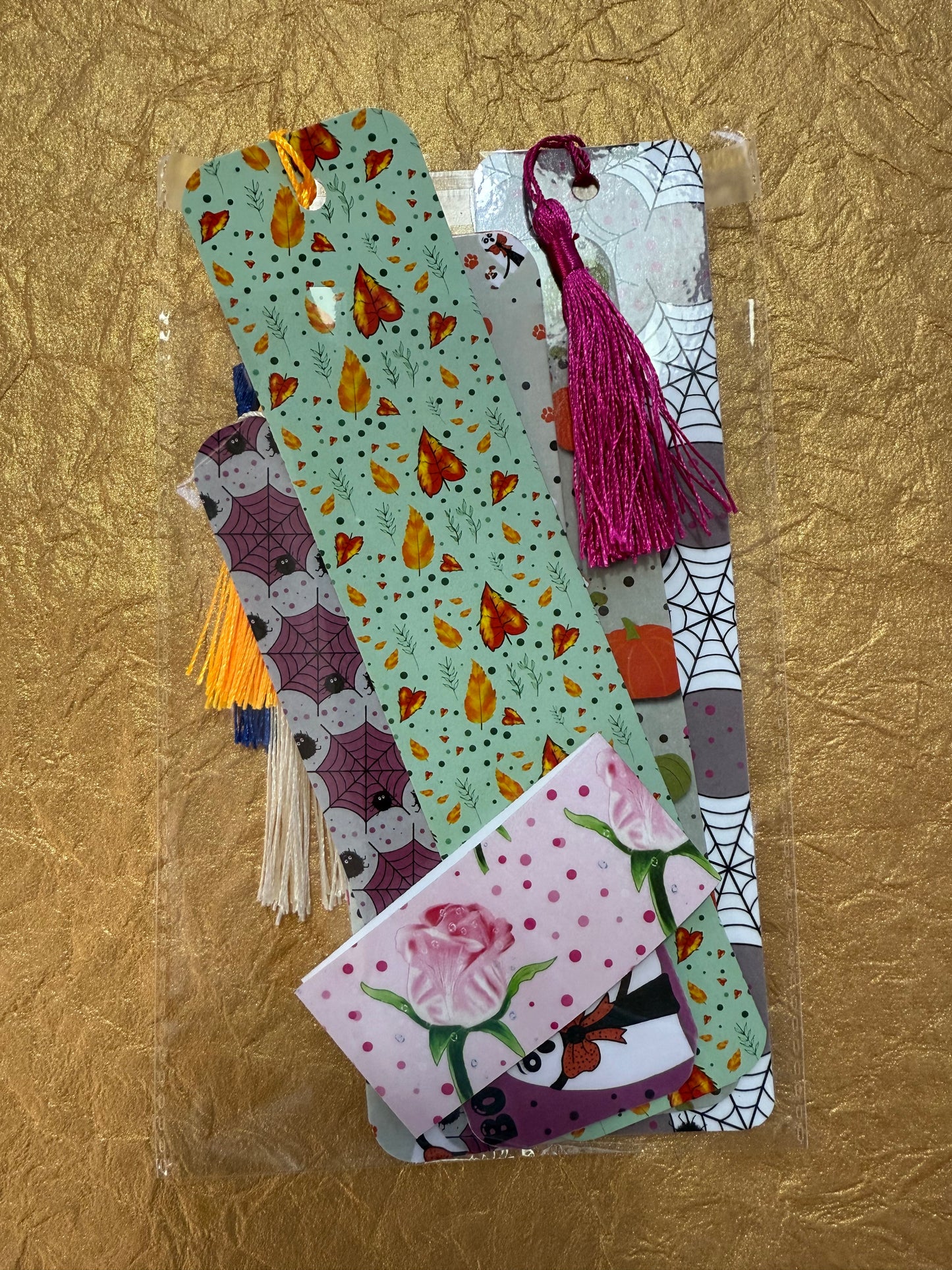 Halloween & Fall Bookmarks - Mystery Pack of 5 Bookmarks