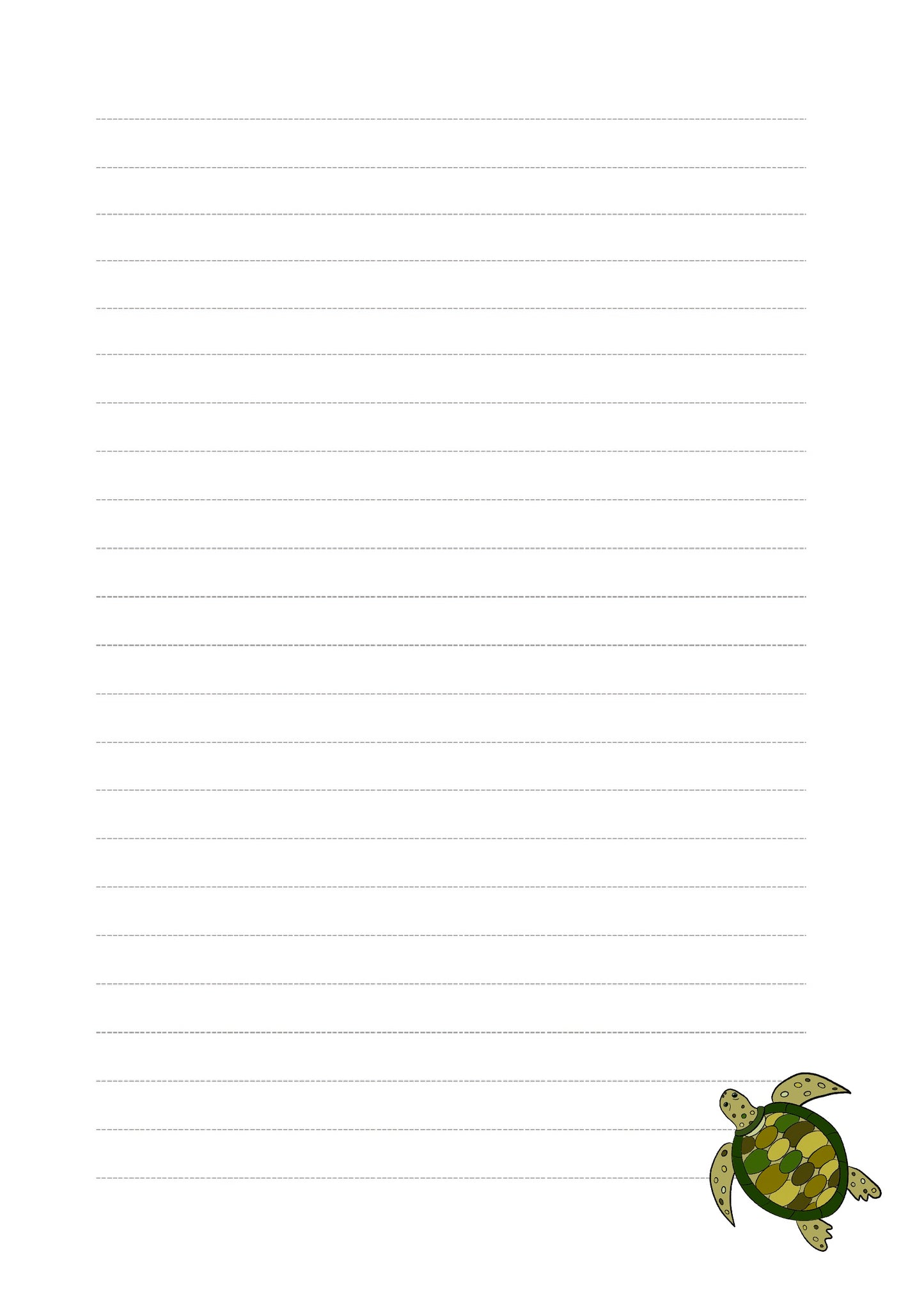 Turtle Planner Inserts – 50-Pack Blank / To-Do Pages / Undated Planner Pages | Cute Stationery