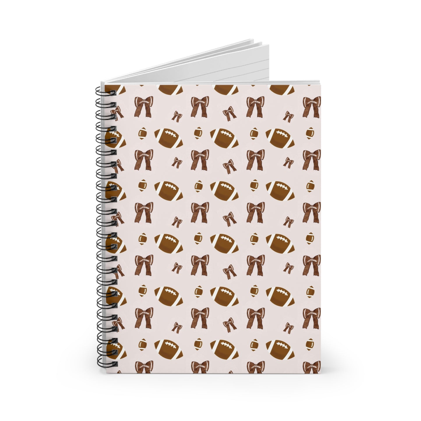 Football-Themed Spiral Notebook - Perfect for Sports Lovers, Journaling, Back to School, Gift for Students, Coaches, Note Taking