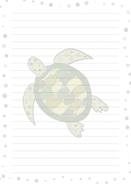Turtle Planner Inserts – 50-Pack Blank / To-Do Pages / Undated Planner Pages | Cute Stationery