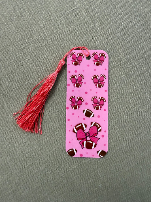 Football Season Mini Tassel Bookmark