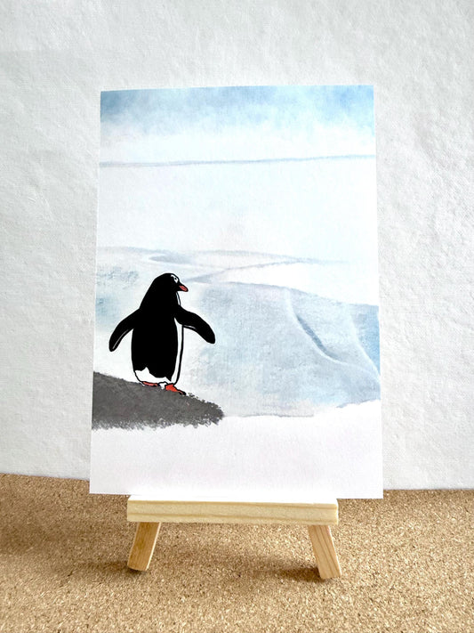 Antarctic Penguin Art Print – Gallery Wall Decor