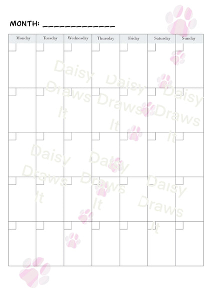 Digital Stationery for iPad | Notability & GoodNotes Paper Pack | Cute puppy Digital Notes | Printable iPad Planner Pages | Instant Download