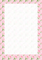 Floral A5 Planner Inserts - 6 Hole Punched - Pack of 25