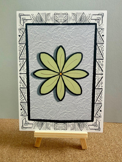 Geometric Art Print – Matte Cardstock Wall Art  | Ready-to-Frame Artwork