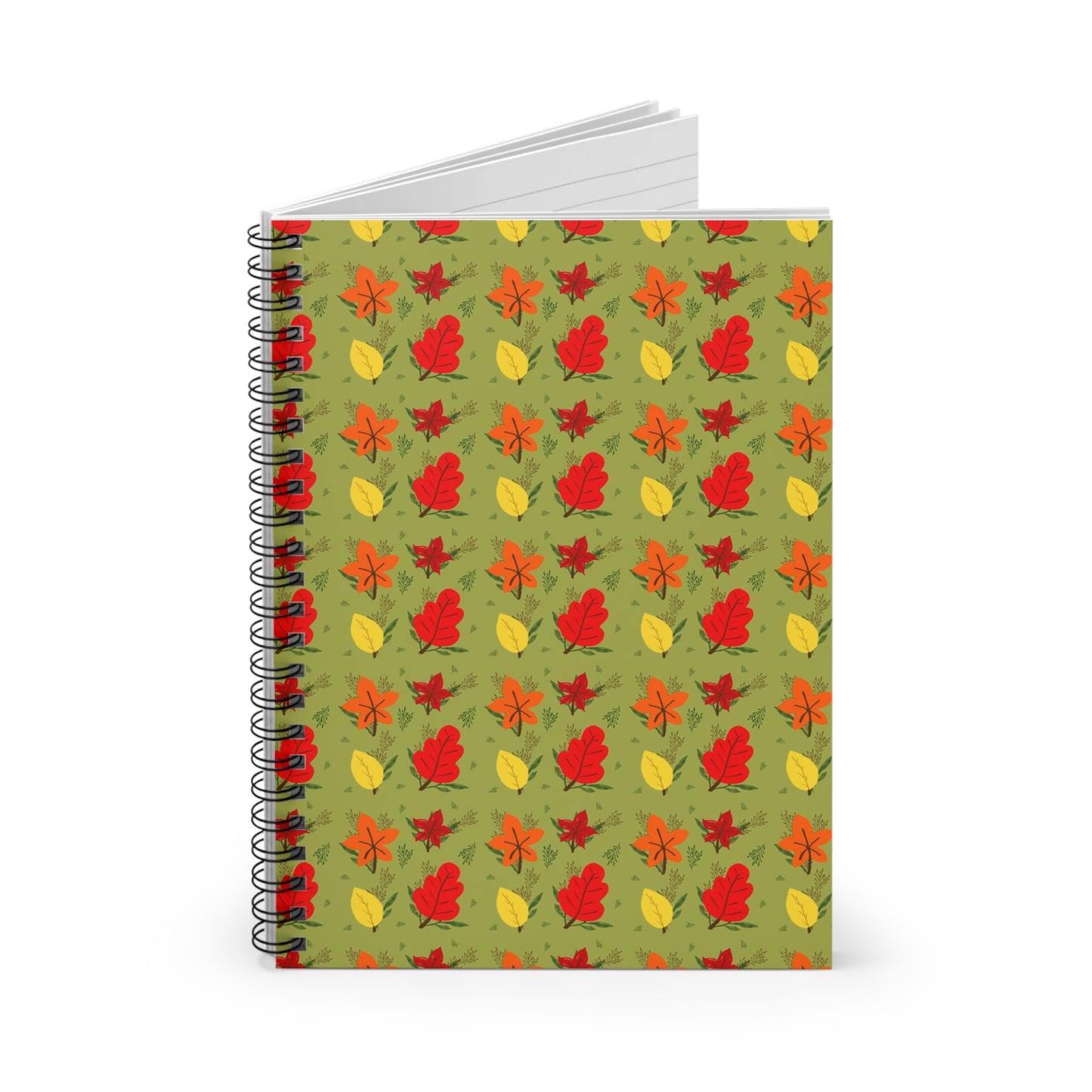 Autumn-Themed Spiral Notebook, Fall Journal, Nature-Inspired Notepad, Cute Stationery Gift, School Supplies, Creative Writing Book