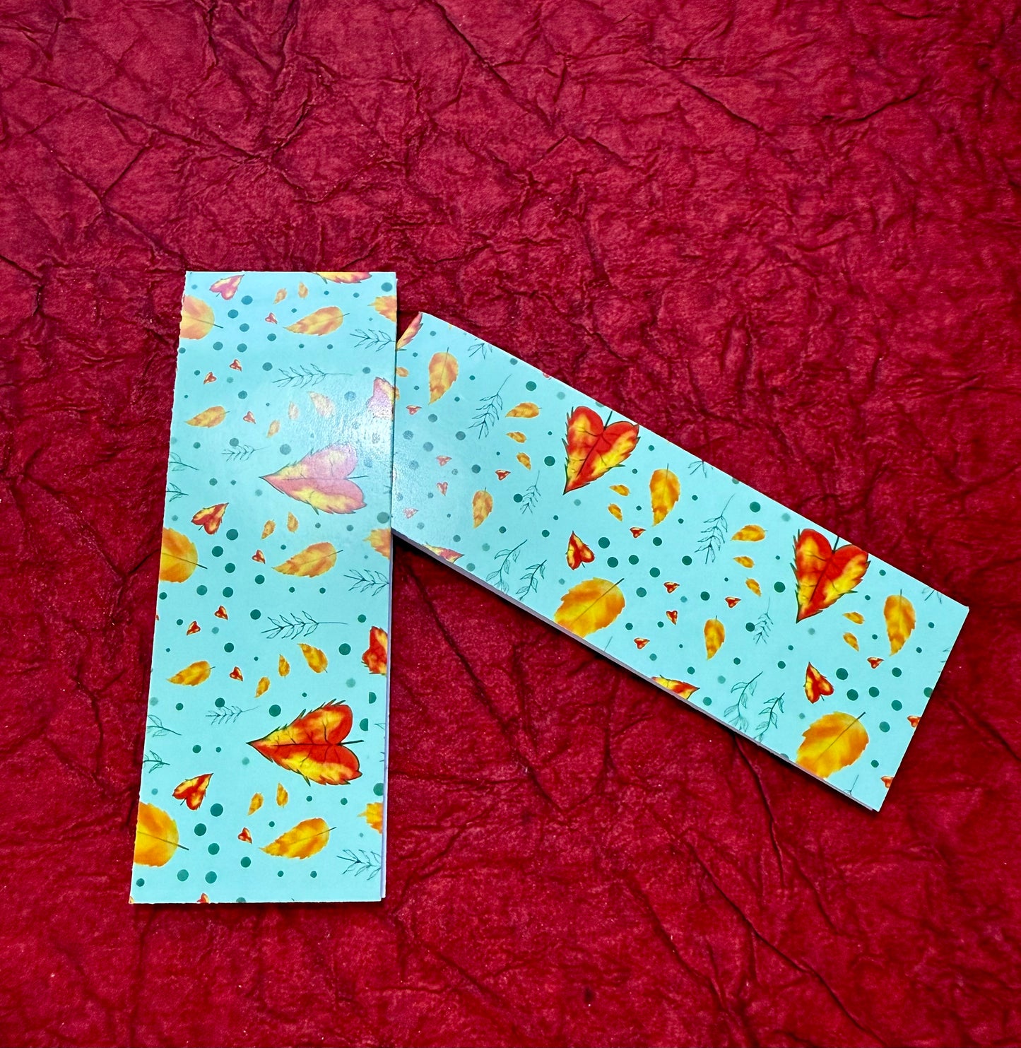 Fall Leaves Magnetic Bookmark - 1.5 x 3.25 inches