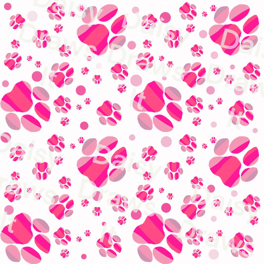 Seamless Digital Pattern | Phone Wallpaper Download | Aesthetic Background | Dog Pattern for iPhone, Android, iPad & More
