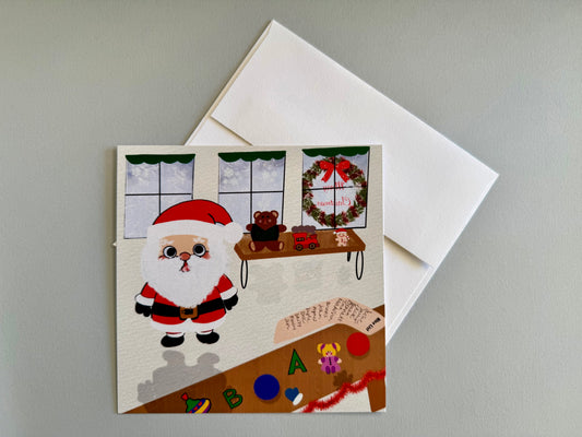 Santa’s workshop Greeting Cards - Pack of 5 w/ Envelopes