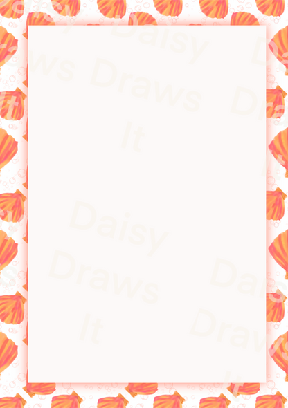 Down By The Seashore A5 Planner Inserts | 48-Piece Coastal 6-Hole Punched Planner Refill
