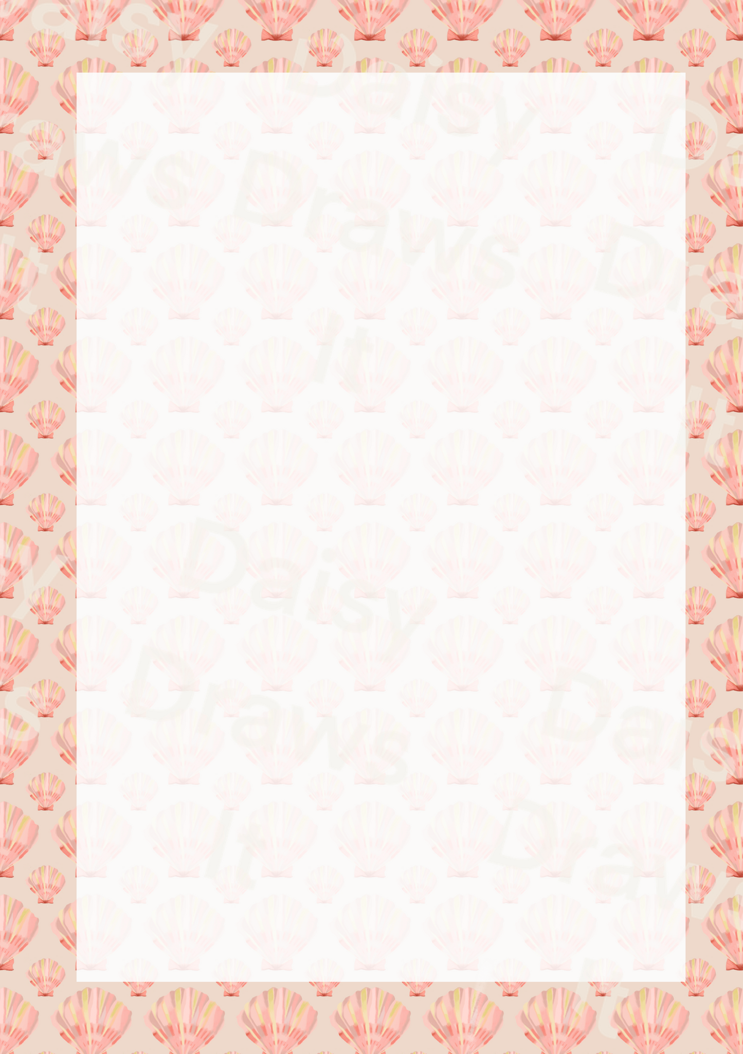 Down By The Seashore A5 Planner Inserts | 48-Piece Coastal 6-Hole Punched Planner Refill