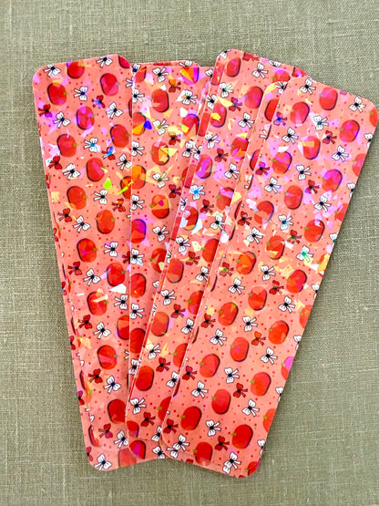 Holographic Halloween & Fall Bookmarks