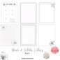 Black & White Lillies Printable Planner | Instant Download