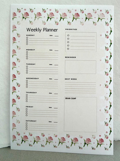 A5 “Oops” Planner Inserts – Pack of 20 | Discounted Misprint Planner Pages | 5.83 x 8.25 | Blank Backs | Mystery Stationery Bundle