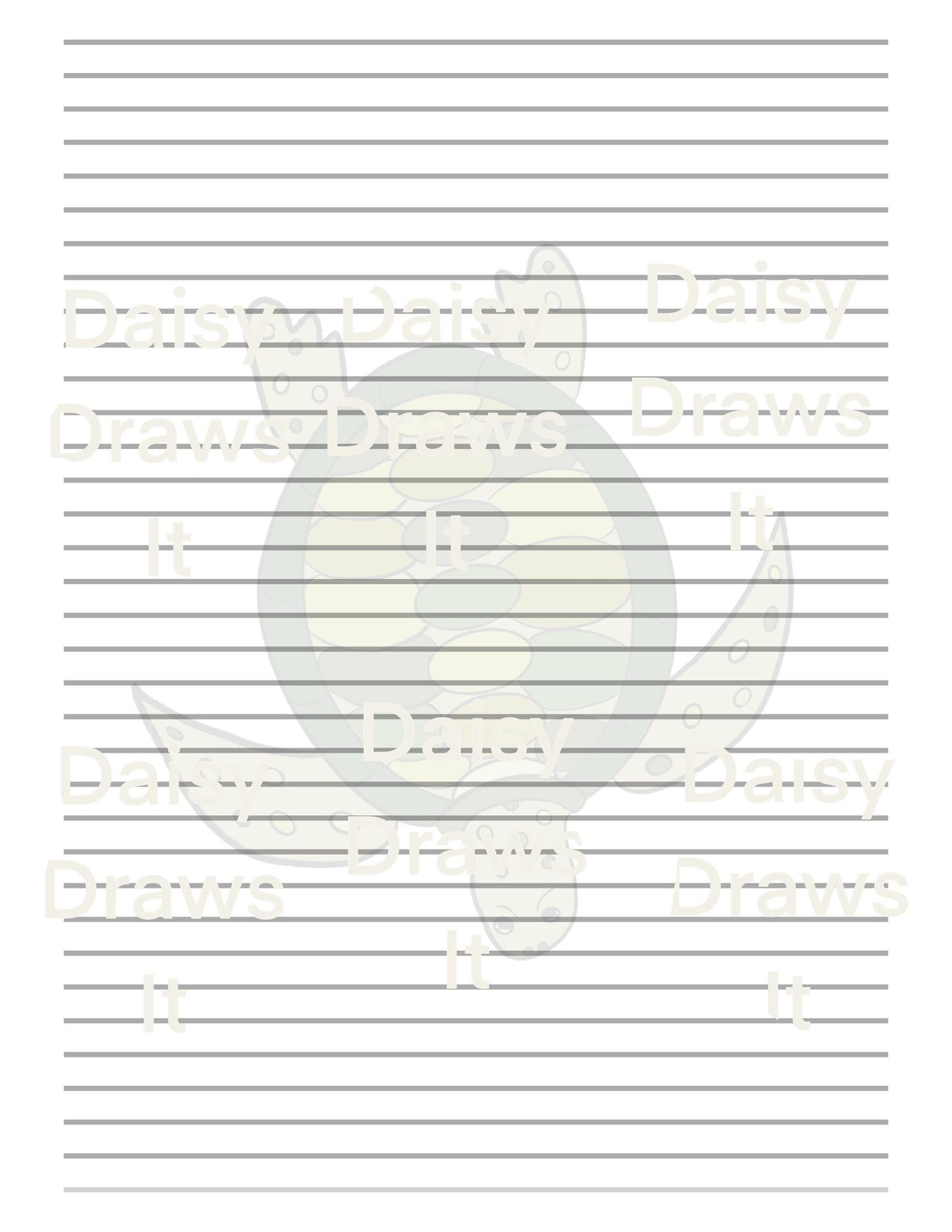 🐢 A5 Turtle Planner Inserts – 6-Hole | 35-Page Bundle | Double-Sided