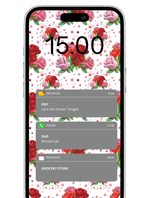 Seamless Digital Pattern | Phone Wallpaper Download | Aesthetic Background | floral Pattern for iPhone, Android, iPad & More | Instant DL