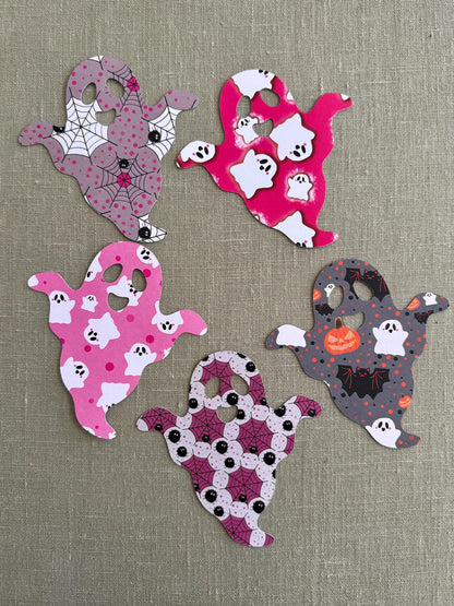 patterned ghost cutouts  - 3.89x4 inches