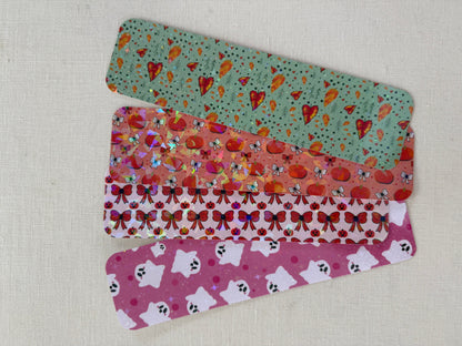 Holographic Halloween & Fall Bookmarks