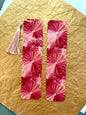 Kaleidoscope Pinch Effect Bookmark - Rose Gold with or without tassel