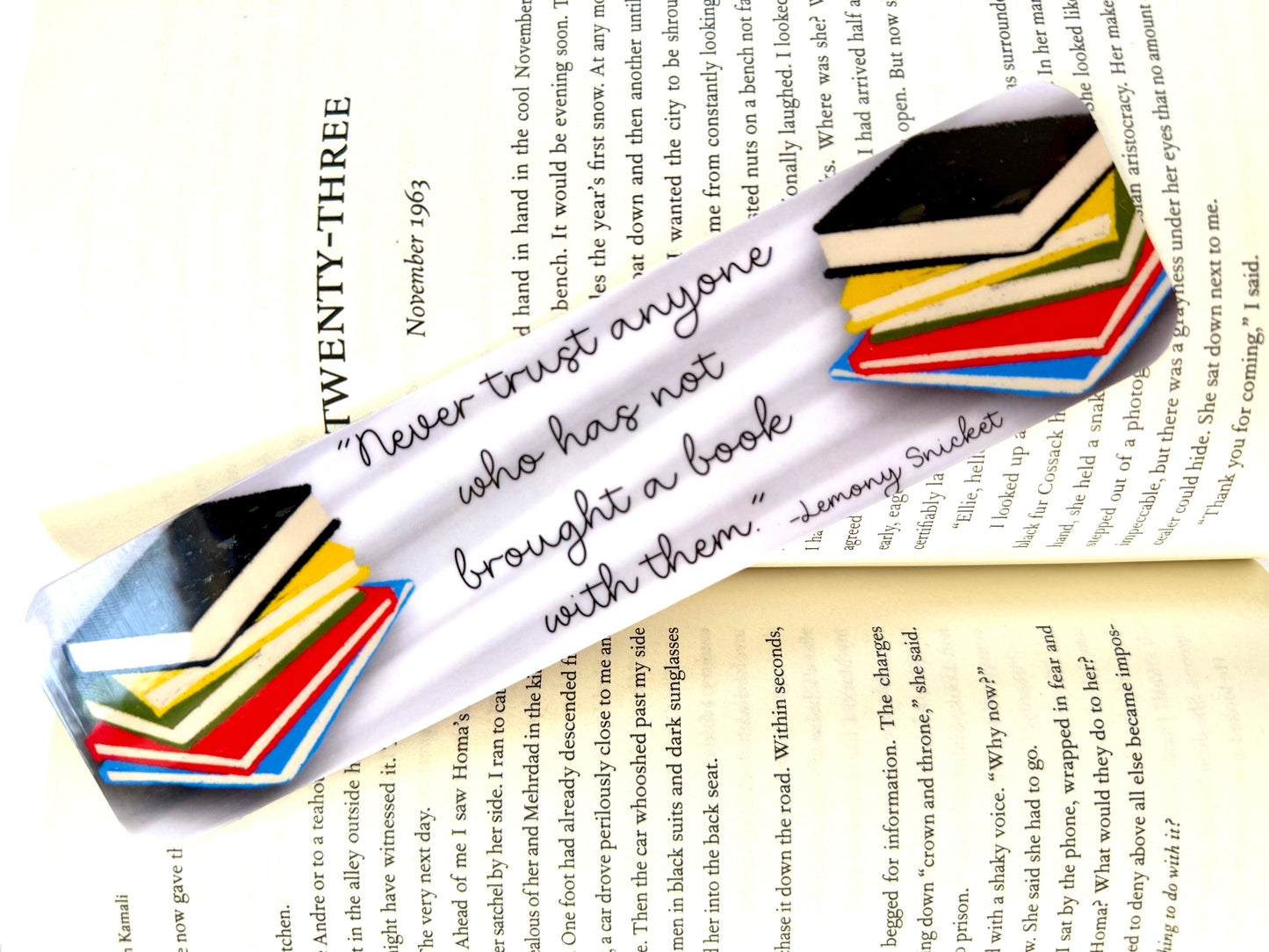 Never Trust Anyone Who…. Quote Bookmark