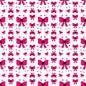 Pink Bows Seamless Pattern - Digital Download