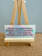 Dumbest Person Alive- sticker - 3.24” x 1.47”- waterproof