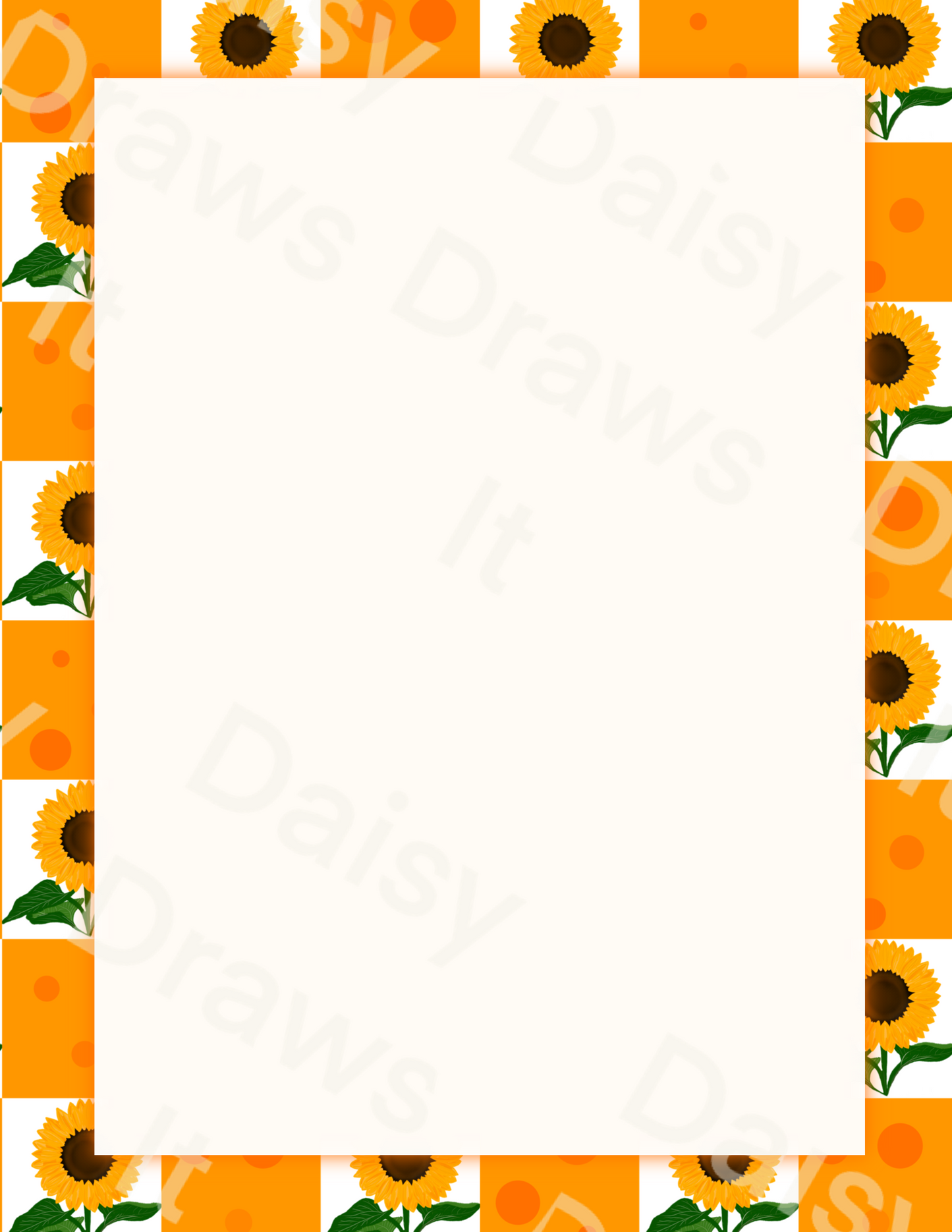 Sunflower Planner Inserts A5 – 60 Page Printed Bundle (6 Hole Punched)
