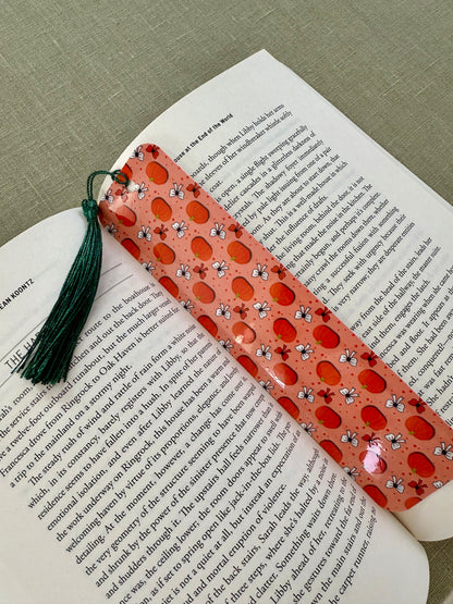 Tassel Orange Pumpkin Bookmark