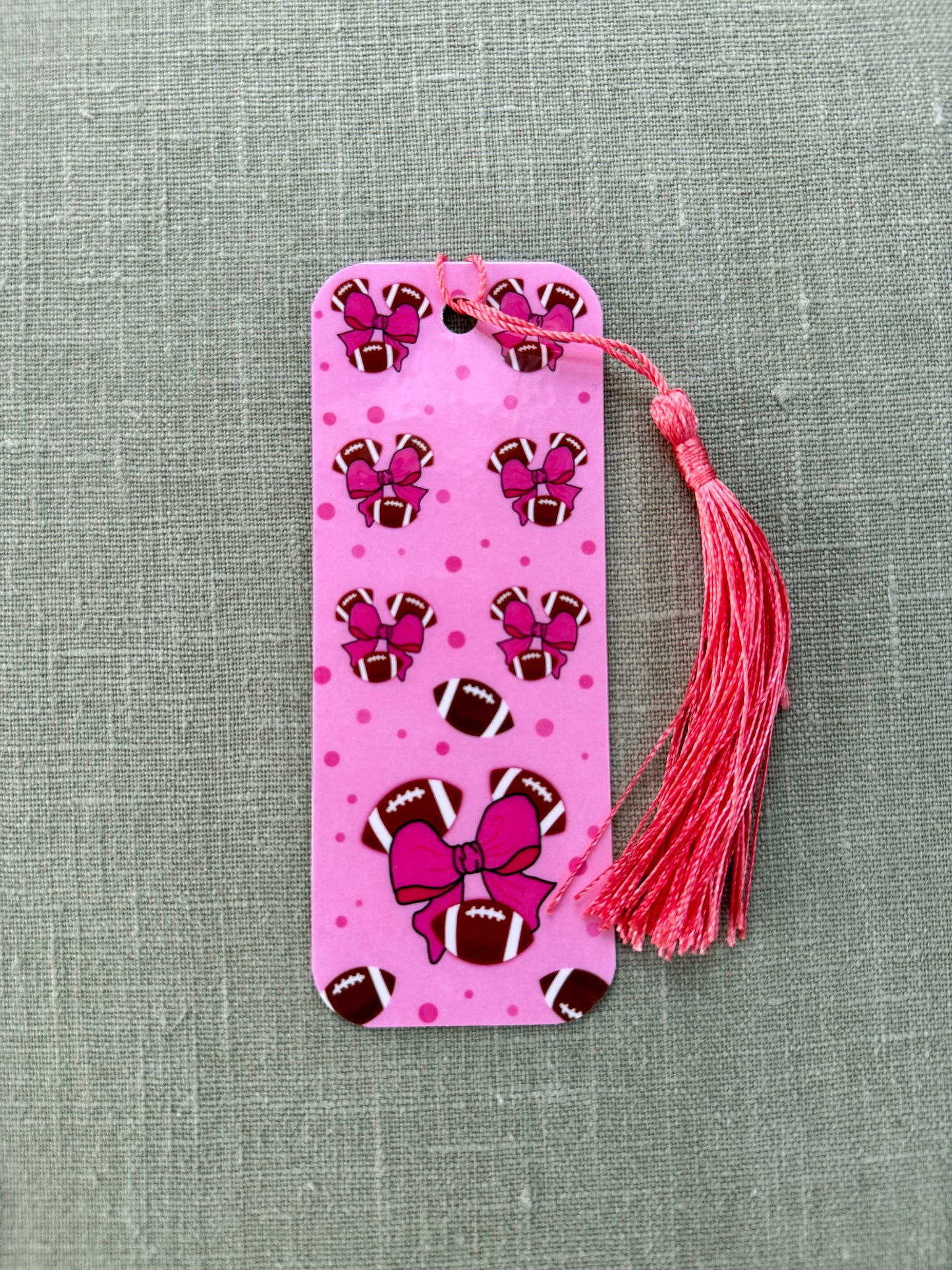 Football Season Mini Tassel Bookmark