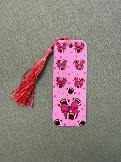 Football Season Mini Tassel Bookmark