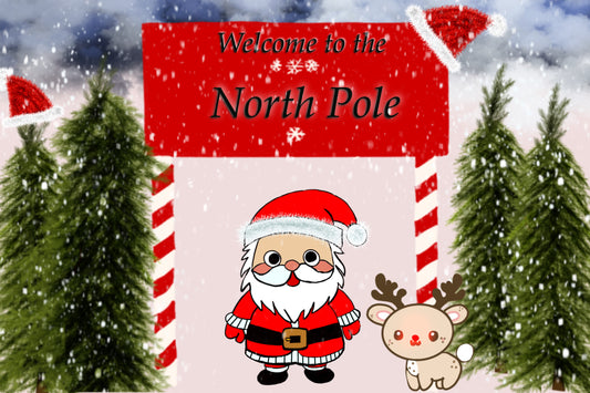 Welcome to The North Pole Greeting Cards - Pack of 5 w/ Envelopes