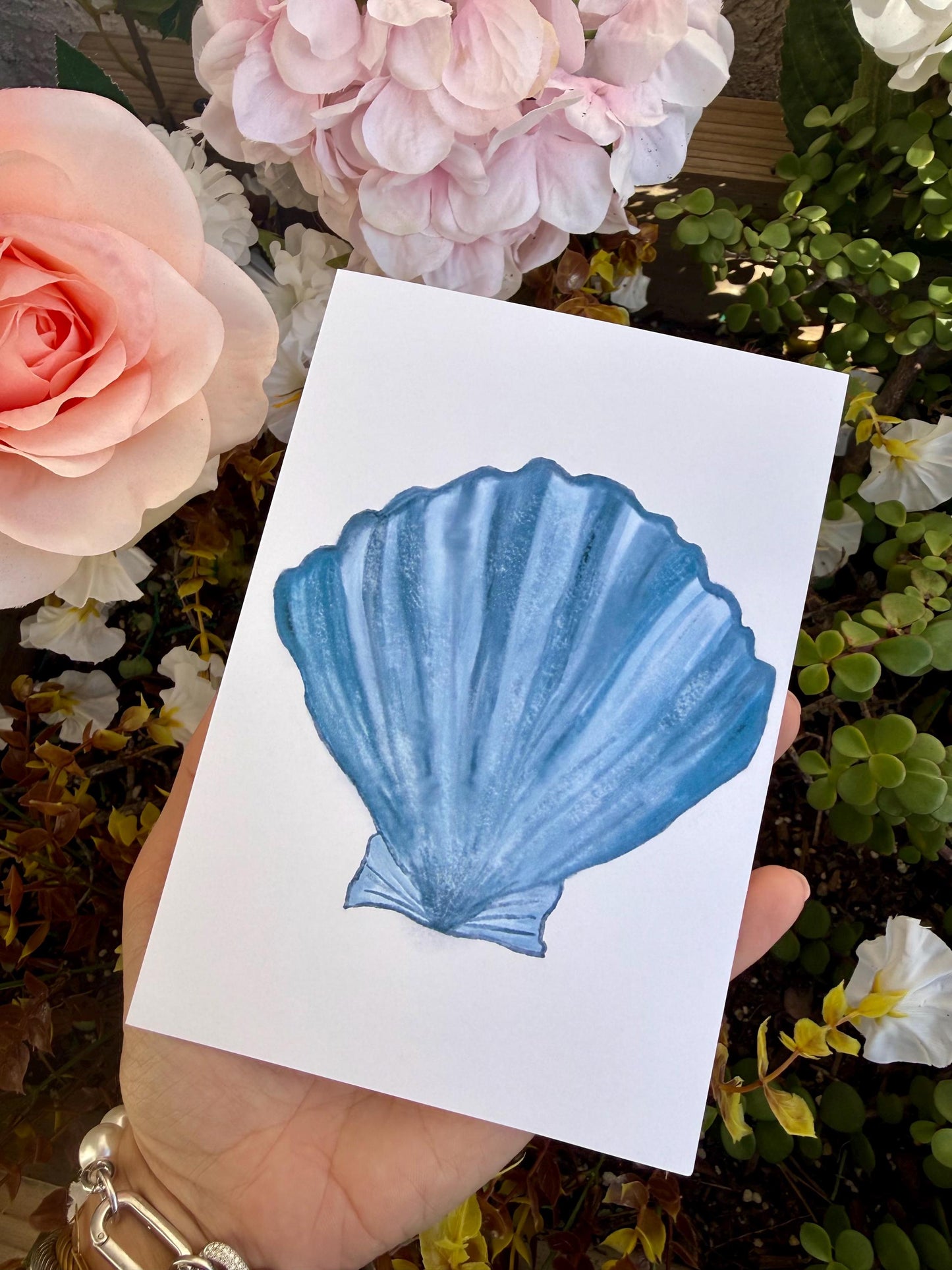 Seashell Wall Art Prints – Beach & Coastal Decor | Under The Sea Gallery Wall / Ready-to-Frame