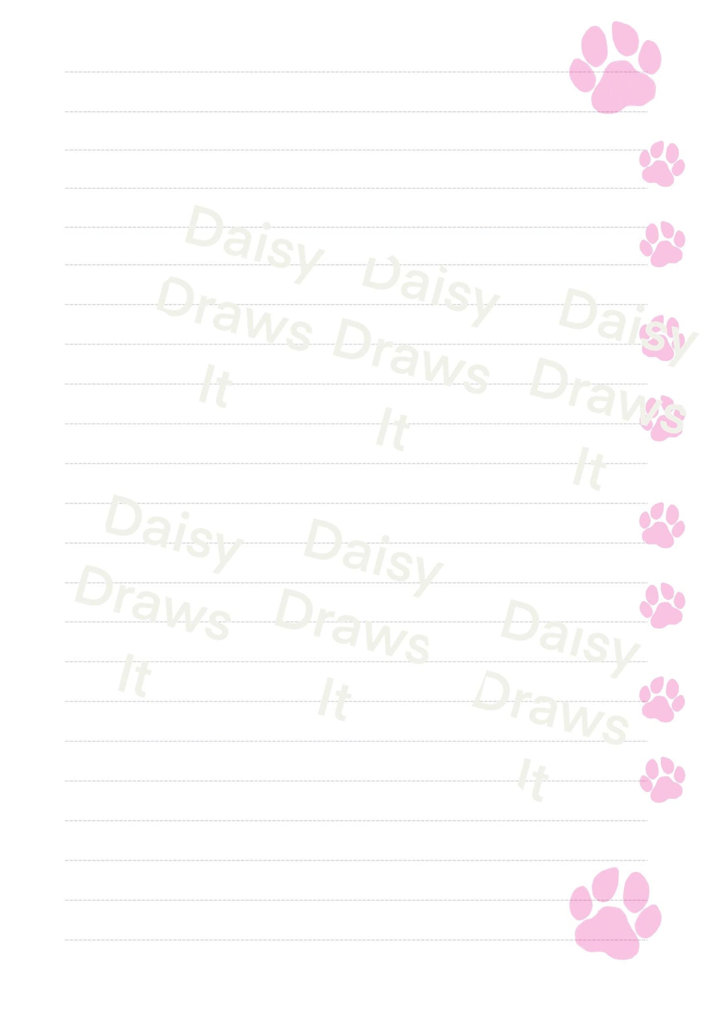 Digital Stationery for iPad | Notability & GoodNotes Paper Pack | Cute puppy Digital Notes | Printable iPad Planner Pages | Instant Download