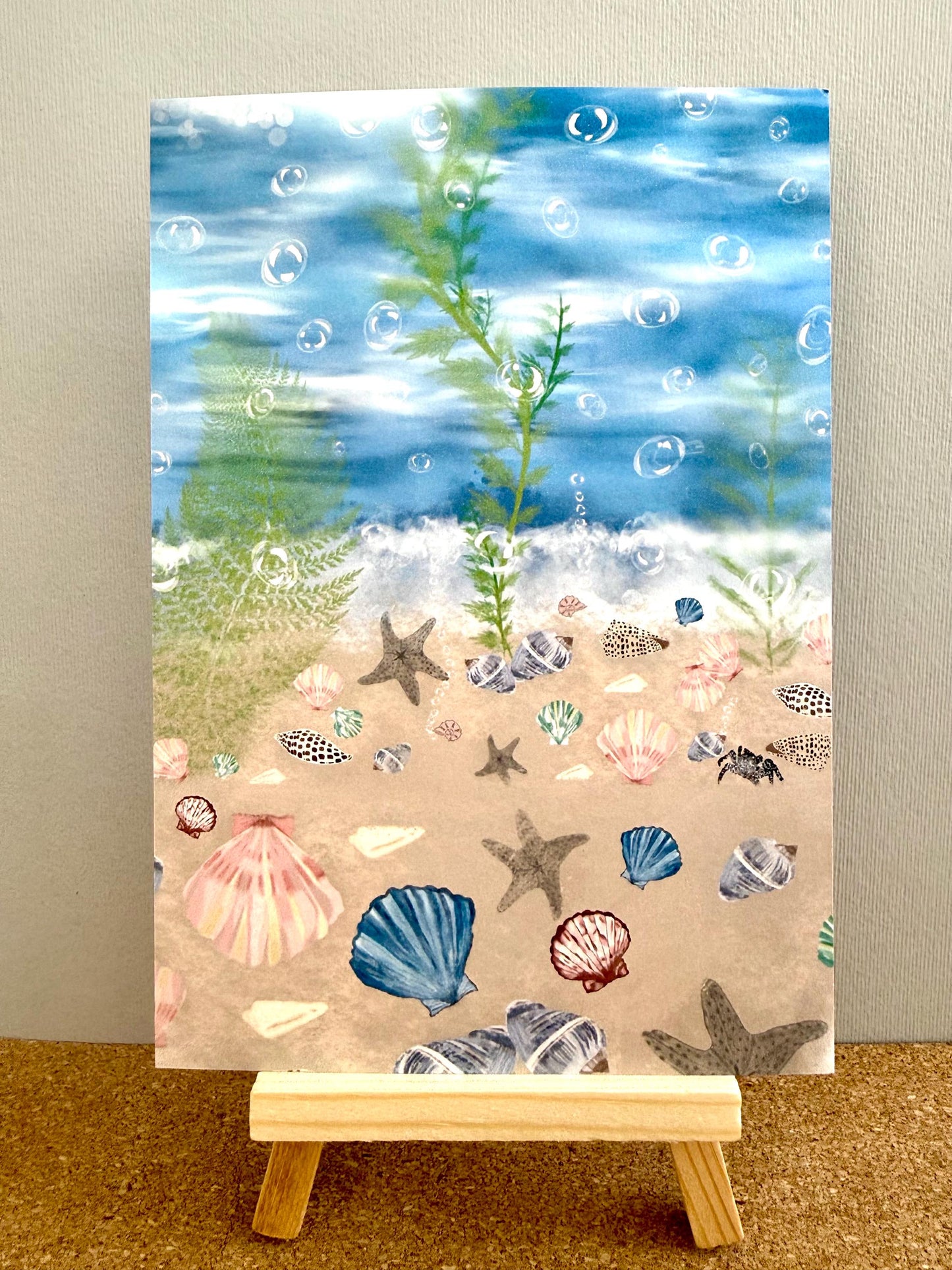 Seashell Wall Art Prints – Beach & Coastal Decor | Under The Sea Gallery Wall / Ready-to-Frame