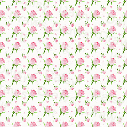 Seamless Digital Pattern | Phone Wallpaper Download | Aesthetic Background | Pink Rose Pattern for iPhone, Android, iPad & More