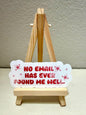 no email has ever found me well - sticker - 3” x 2.4” - email humor, sarcastic corporate humor