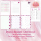 Printable Monthly Planner | To Do List & Weekly Planner | Minimal Planner Pages | Printable Organization Sheet | Instant Download
